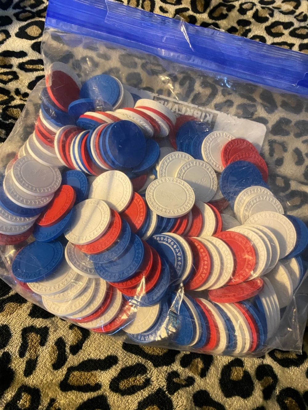 Bee poker chips
